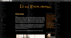 Desktop Screenshot of loqueespanacompra.blogspot.com