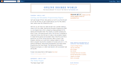 Desktop Screenshot of online-degree-world.blogspot.com