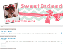 Tablet Screenshot of allsweetindeed.blogspot.com