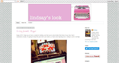 Desktop Screenshot of lindsayslook.blogspot.com