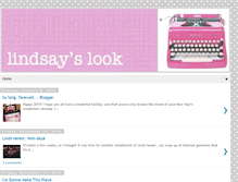 Tablet Screenshot of lindsayslook.blogspot.com