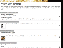 Tablet Screenshot of prettytastyfindings.blogspot.com