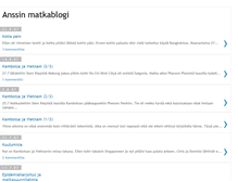 Tablet Screenshot of anssinmatkablogi.blogspot.com