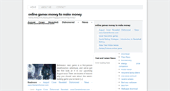 Desktop Screenshot of online-games-makemoney.blogspot.com