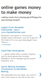 Mobile Screenshot of online-games-makemoney.blogspot.com