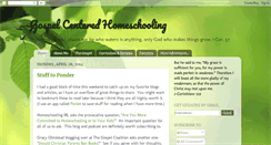 Desktop Screenshot of gospelcenteredhomeschooling.blogspot.com