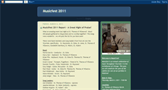 Desktop Screenshot of musicfest2011.blogspot.com