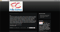 Desktop Screenshot of blocosfoliacarioca.blogspot.com