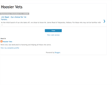 Tablet Screenshot of hoosiervets.blogspot.com