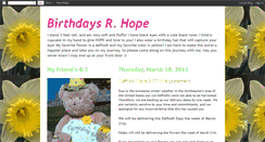 Desktop Screenshot of birthdaysrhope.blogspot.com