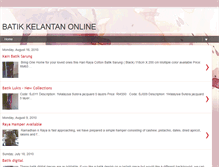 Tablet Screenshot of batikkelantanonline.blogspot.com