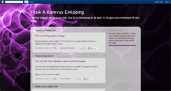 Desktop Screenshot of fysikakomvuxenkoping.blogspot.com