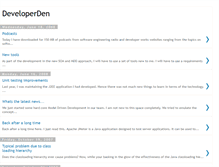 Tablet Screenshot of developerden.blogspot.com