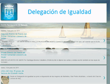 Tablet Screenshot of delegacionigualdadmarbella.blogspot.com