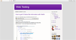 Desktop Screenshot of mswebtest.blogspot.com