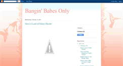 Desktop Screenshot of banginbabes.blogspot.com