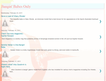 Tablet Screenshot of banginbabes.blogspot.com