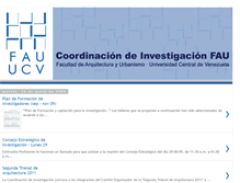 Tablet Screenshot of coordinainvestigafau.blogspot.com