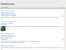 Tablet Screenshot of entre-cursos.blogspot.com