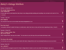 Tablet Screenshot of daisysvintagekitchen.blogspot.com