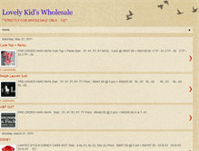 Tablet Screenshot of lovelykidswholesale.blogspot.com