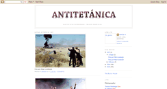 Desktop Screenshot of antitetanica.blogspot.com