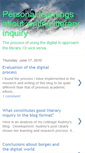 Mobile Screenshot of literaryinquiry.blogspot.com