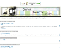 Tablet Screenshot of craftedfromtheheart.blogspot.com