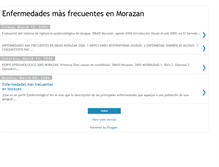 Tablet Screenshot of enfermedadesmorazan.blogspot.com