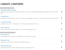 Tablet Screenshot of carnaticcomposers.blogspot.com