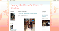 Desktop Screenshot of bentleythebasset.blogspot.com