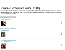Tablet Screenshot of christianeschaumburg-muller.blogspot.com