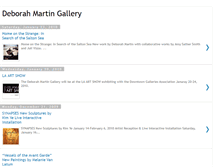 Tablet Screenshot of deborahmartingallery.blogspot.com