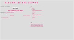 Desktop Screenshot of electrainthejungle.blogspot.com