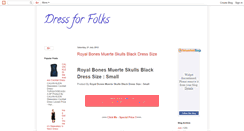 Desktop Screenshot of dressforfolks.blogspot.com