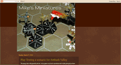 Desktop Screenshot of mikesminiatures.blogspot.com