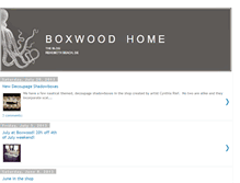 Tablet Screenshot of boxwoodhome.blogspot.com