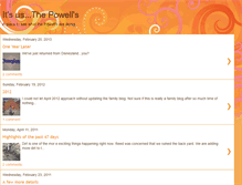 Tablet Screenshot of itsusthepowells.blogspot.com