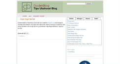 Desktop Screenshot of godekblog.blogspot.com