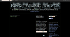 Desktop Screenshot of blackmusicvideos.blogspot.com