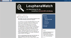 Desktop Screenshot of leuphanawatch.blogspot.com
