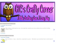 Tablet Screenshot of gtc-craftycorner.blogspot.com