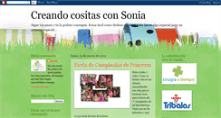 Desktop Screenshot of creandocositasconsonia.blogspot.com