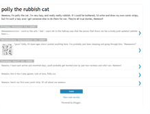 Tablet Screenshot of pollytherubbishcat.blogspot.com