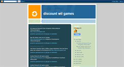 Desktop Screenshot of discountwiigames.blogspot.com