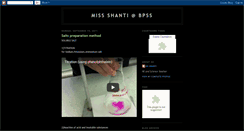 Desktop Screenshot of miss-shanti.blogspot.com