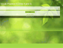 Tablet Screenshot of fe-vocab-4-5.blogspot.com