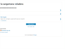 Tablet Screenshot of lasargantanavoladora.blogspot.com
