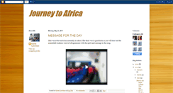 Desktop Screenshot of karensjourneytoafrica.blogspot.com