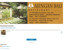 Tablet Screenshot of ajenganbalirestaurant.blogspot.com